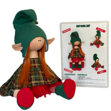 Load image into Gallery viewer, Christmas Elf Doll Sewing kit