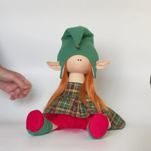 Load and play video in Gallery viewer, Christmas Elf Doll Sewing kit
