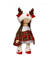 Load image into Gallery viewer, Christmas Reindeer Doll Sewing kit
