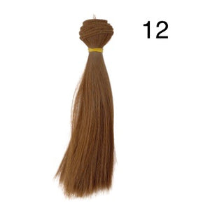 Straight Doll Hair  Length 15cm