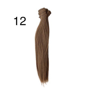 Straight Doll Hair Length 20cm