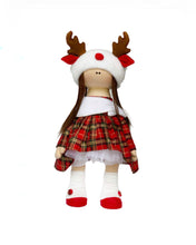 Load image into Gallery viewer, Christmas Reindeer Doll Sewing kit
